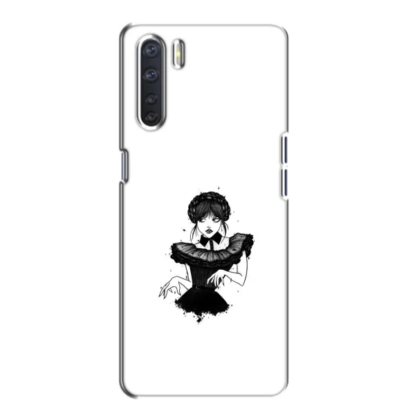 Чохол з принтом «танець Венздей» для OPPO A91