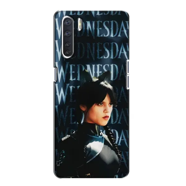 Чохол з принтом «Венздей кішка» для OPPO A91