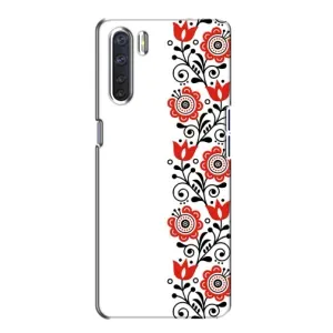 Чехол для Патриота Украины Oppo A91 - (AlphaPrint) (Яркая вишиванка)