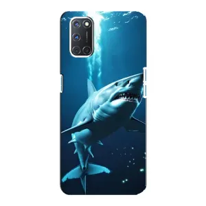 Чохол з картинкою 'Хижаки' для Oppo A92 (Акула під водою)