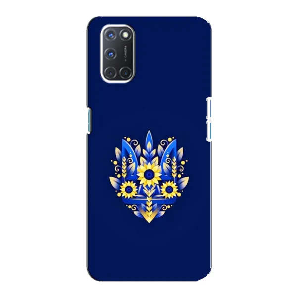 Чохол з принтом «Квітковий Герб» для OPPO A92