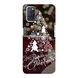 Різдвяні Чохли для Oppo A92 (VPrint) (Ялинка яскрава)