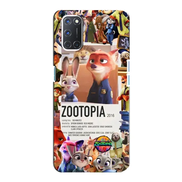 Чохол з принтом «Постер Зоотрополіс» для OPPO A92 Чохол з принтом «Постер Зоотрополіс» для OPPO A92