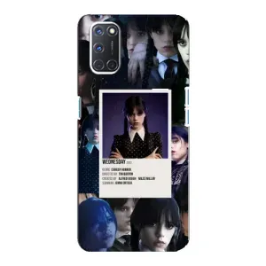 Чохли Венсдей на Oppo A92 Уенсдей (AlphaPrint) (колаж Венздей)