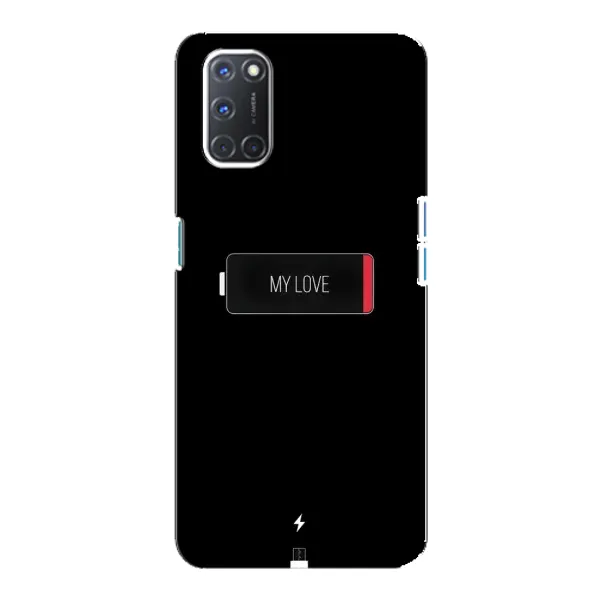 Чохол з принтом «Love battery» для OPPO A92