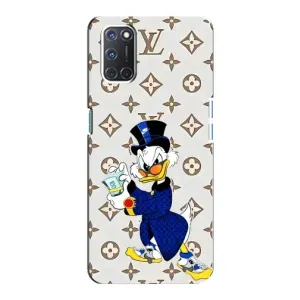 Чехли для Oppo A92 - Скрудж МакДак Louis Vuitton (PREMIUMPrint) (Макдак на стилі)