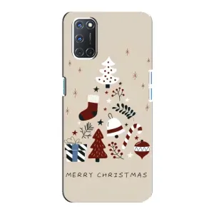 Різдвяні, Святкові Чохли для OPPO А92 (Merry Christmas)