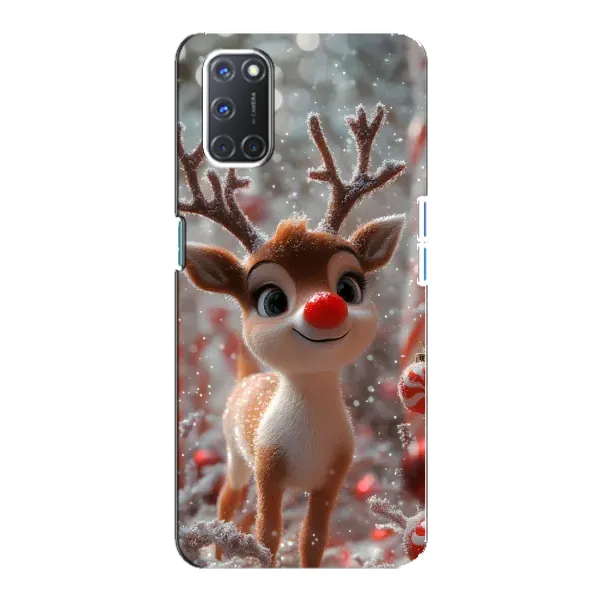 Чохол з принтом «Олень з носом» для OPPO A92