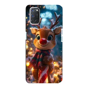 Чохол з принтом «Олень з шарфом» для OPPO A92