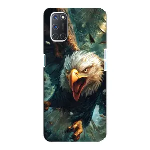 Чохол з картинкою 'Хижаки' для Oppo A92 (Орел у польоті)