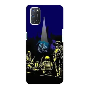 Різдвяні, Святкові Чохли для OPPO А92 (Різдво в Україні)