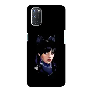Чохли Венсдей на Oppo A92 Уенсдей (AlphaPrint) (серйозна Венздей)