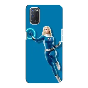 Чохол з принтом Фантастична четвірка для Oppo A92 (Сью Сторм політ)