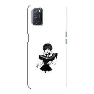 Чохли Венсдей на Oppo A92 Уенсдей (AlphaPrint) (танець Венздей)