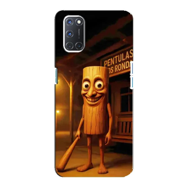 Чохол з принтом «Тунг тунг сахур» для OPPO A92 Чохол з принтом «Тунг тунг сахур» для OPPO A92