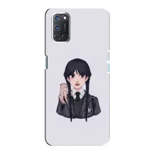 Чохли Венсдей на Oppo A92 Уенсдей (AlphaPrint) (Венздей і Річ)