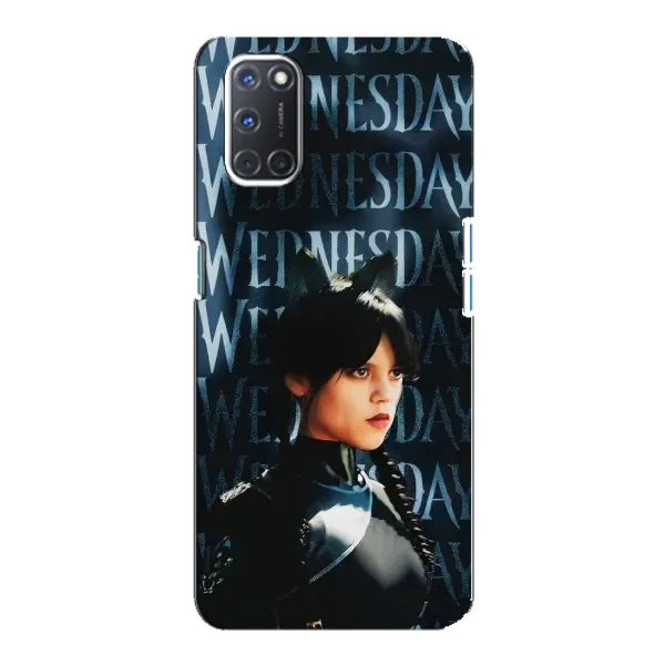 Чохол з принтом «Венздей кішка» для OPPO A92