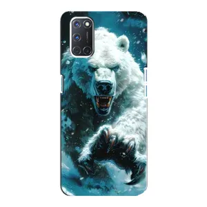 Чохол з картинкою 'Хижаки' для Oppo A92 (Полярний ведмідь)