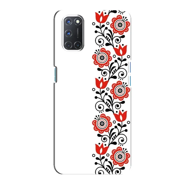 Чехол с принтом «Яркая вишиванка» для OPPO A92