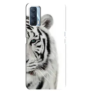Чохли з картинкою животних Oppo A92s (Білий Тигр)