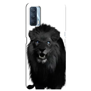 Чохли з картинкою животних Oppo A92s (Чорний ЛЕВ)