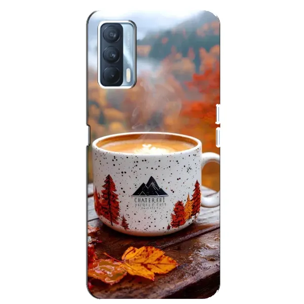 Чохол з принтом «Кава на природі» для OPPO A92s
