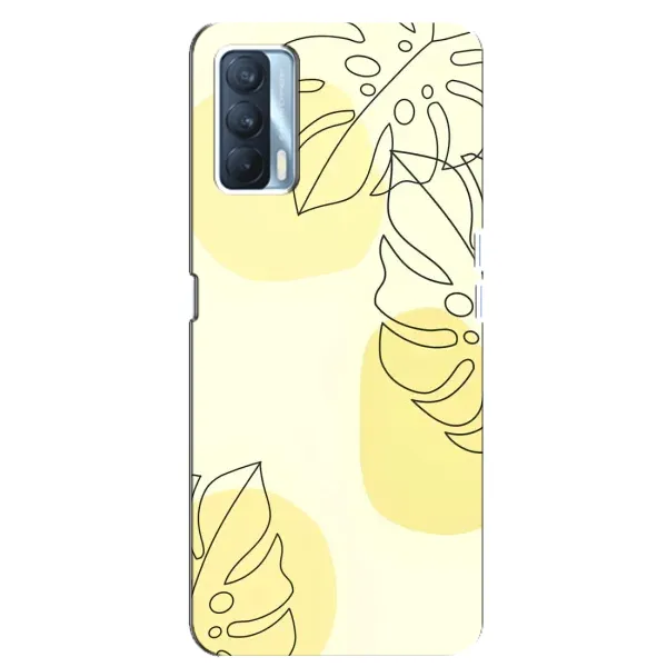 Чохол з принтом «Жовта монстера арт» для OPPO A92s