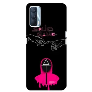Чохол Гра в кальмара для Oppo A92s (Мінімалізм Гра кальмара)