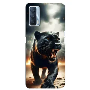 Чохол з принтом «Чорна пантера» для OPPO A92s