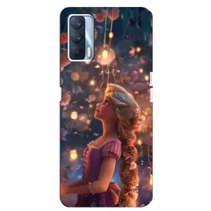 Чохол Рапунцель для Oppo A92s (Рапунцель ліхтарики)