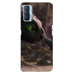 Чохол як приборкати дракона на Oppo A92s (Сцена з драконом)