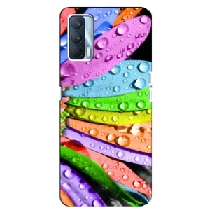 Чехлы (ART) Цветы на Oppo A92s (VPrint) (Семиквітка)