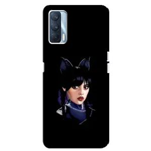Чохли Венсдей на Oppo A92s Уенсдей (AlphaPrint) (серйозна Венздей)