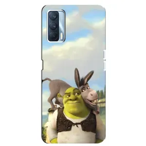 Чохол з мультфільмом Шрек на Oppo A92s (Шрек та Осел)