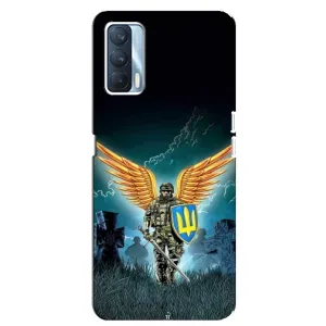 Чехлы с картинкой ЗСУ для Oppo A92s (AlphaPrint) (Солдат ЗСУ)