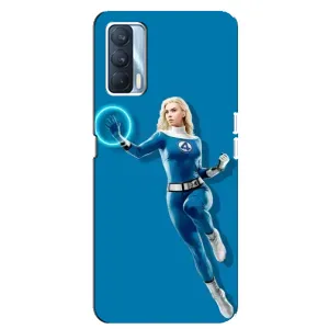 Чохол з принтом Фантастична четвірка для Oppo A92s (Сью Сторм політ)