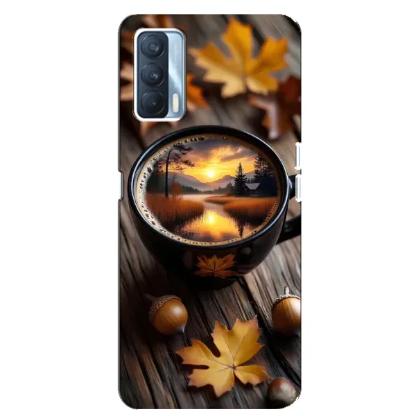 Чохол з принтом «Темна кава» для OPPO A92s