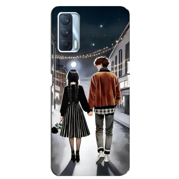 Чохол з принтом «Венздей та Тайлер» для OPPO A92s Чохол з принтом «Венздей та Тайлер» для OPPO A92s
