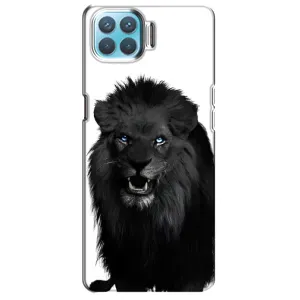 Чохли з картинкою животних Oppo A93 (Чорний ЛЕВ)