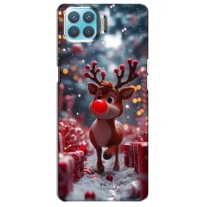 Чехол с принтом «Олень среди подарков» для OPPO A93