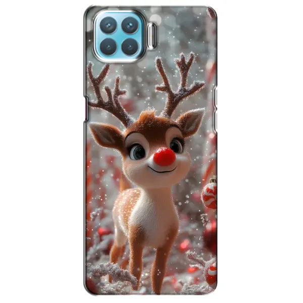 Чехол с принтом «Олень с носом» для OPPO A93