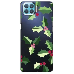 Зимні Чохли для OPPO A93 - прозорий фон (Різдвяний фон)