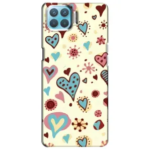 Чехлы для любимой на OPPO A93 (VPrint) (Сердечки)