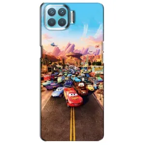 Силіконовий чохол Маквін для Oppo A93 (Тачки на трасі)