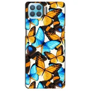 Чохол з принтом для OPPO A93 - (Прикольні) (AlphaPrint) (Яскраві метелики)