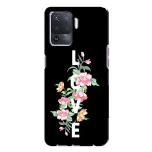 Чехлы для любимой на OPPO A94 (VPrint) (Квіти LOVE)