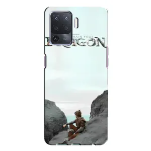 Чохол як приборкати дракона на Oppo A94 (Дракон лого)