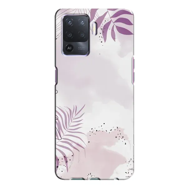Чохол з принтом «Фіолетове листя» для OPPO A94