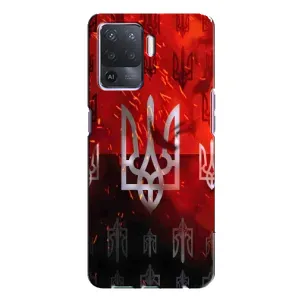 Украинские Чехлы для Oppo A94 с картинкой УПА (AlphaPrint) (ГЕРБ УПА)