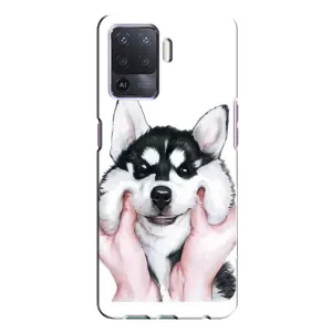 Чохол з Хаскі Oppo A94 - (AlphaPrint)